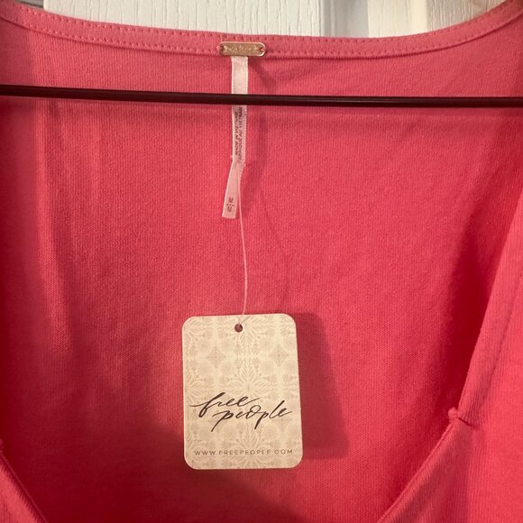 NWT - Free People Top - Medium - Pink - Picture 3 of 4